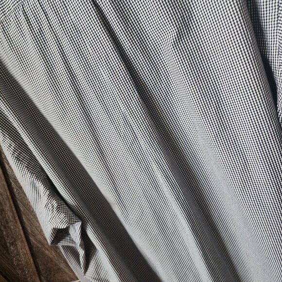 Ralph Lauren Golf Tilden Button Up Long Sleeve Shirt Black & White Check XXL EUC - Picture 5 of 8